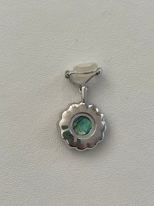Avalon pearl, 9mm, with baby pearls (silver)