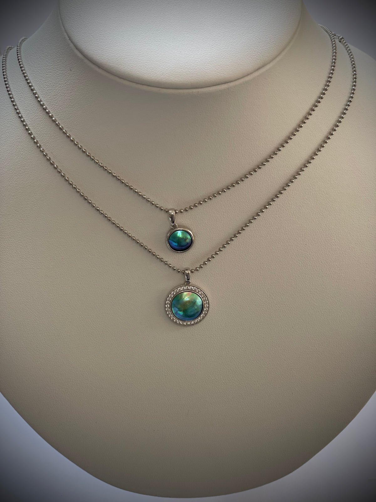 Avalon pearl, 9mm, with findings (silver)