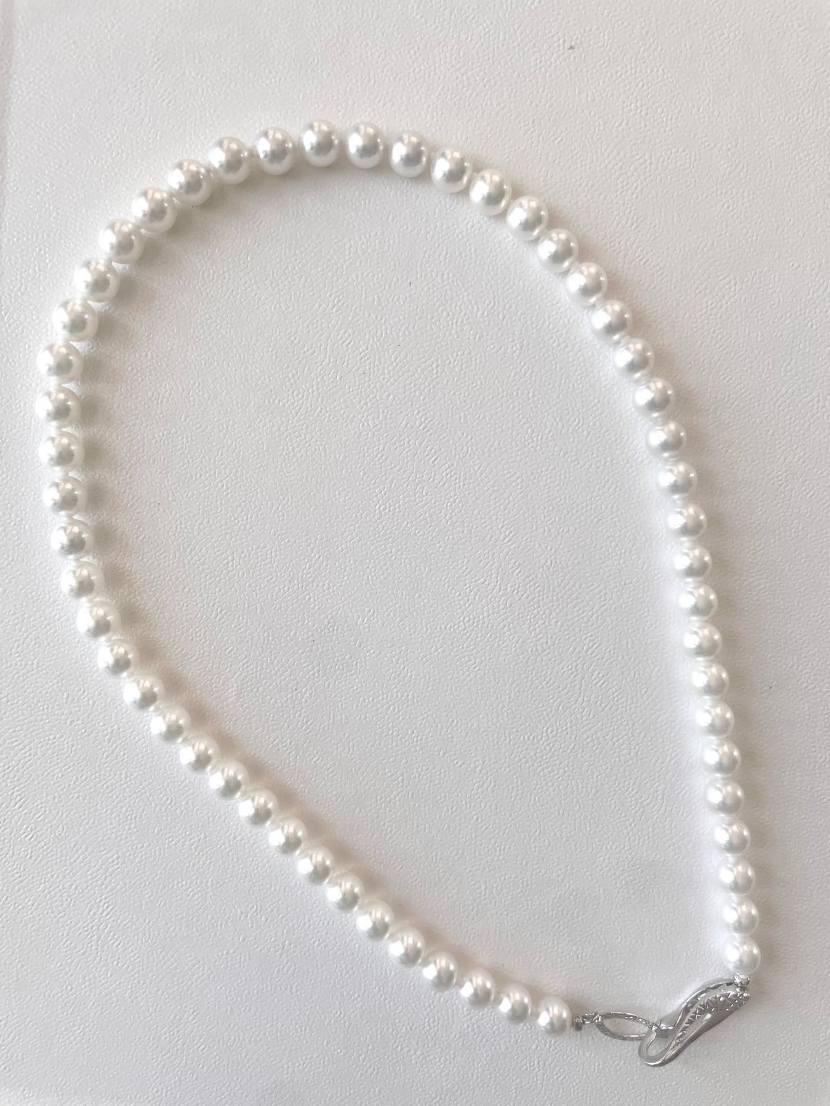 無調色あこや真珠「オーロラ花珠」ネックレス 7.5～8mm｜ペア珠（イヤリング・ピアス）付き・なし選択可