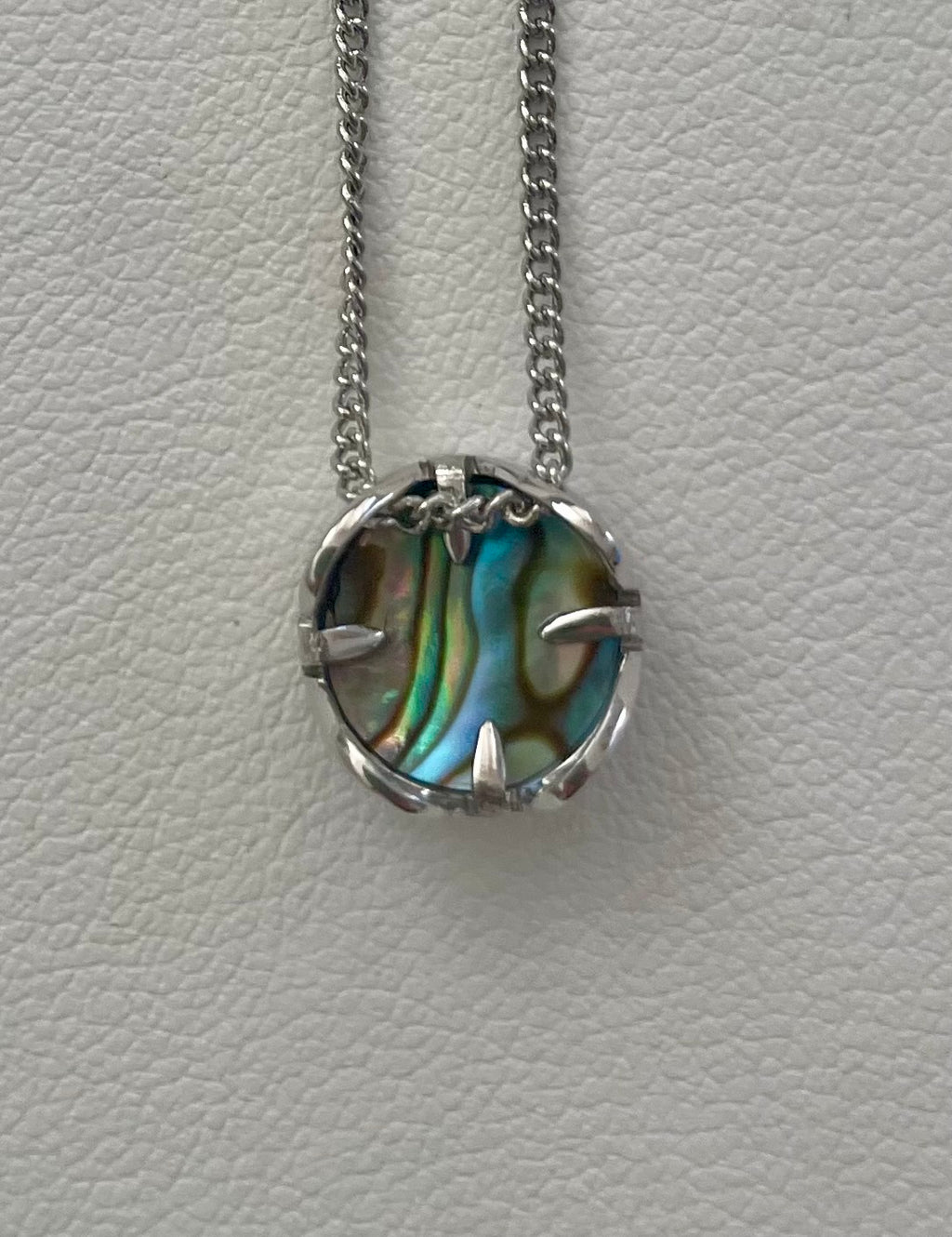 アバロンパール ペンダントトップ 12mm BG Unique Grade（U）｜シルバー・個体No.01