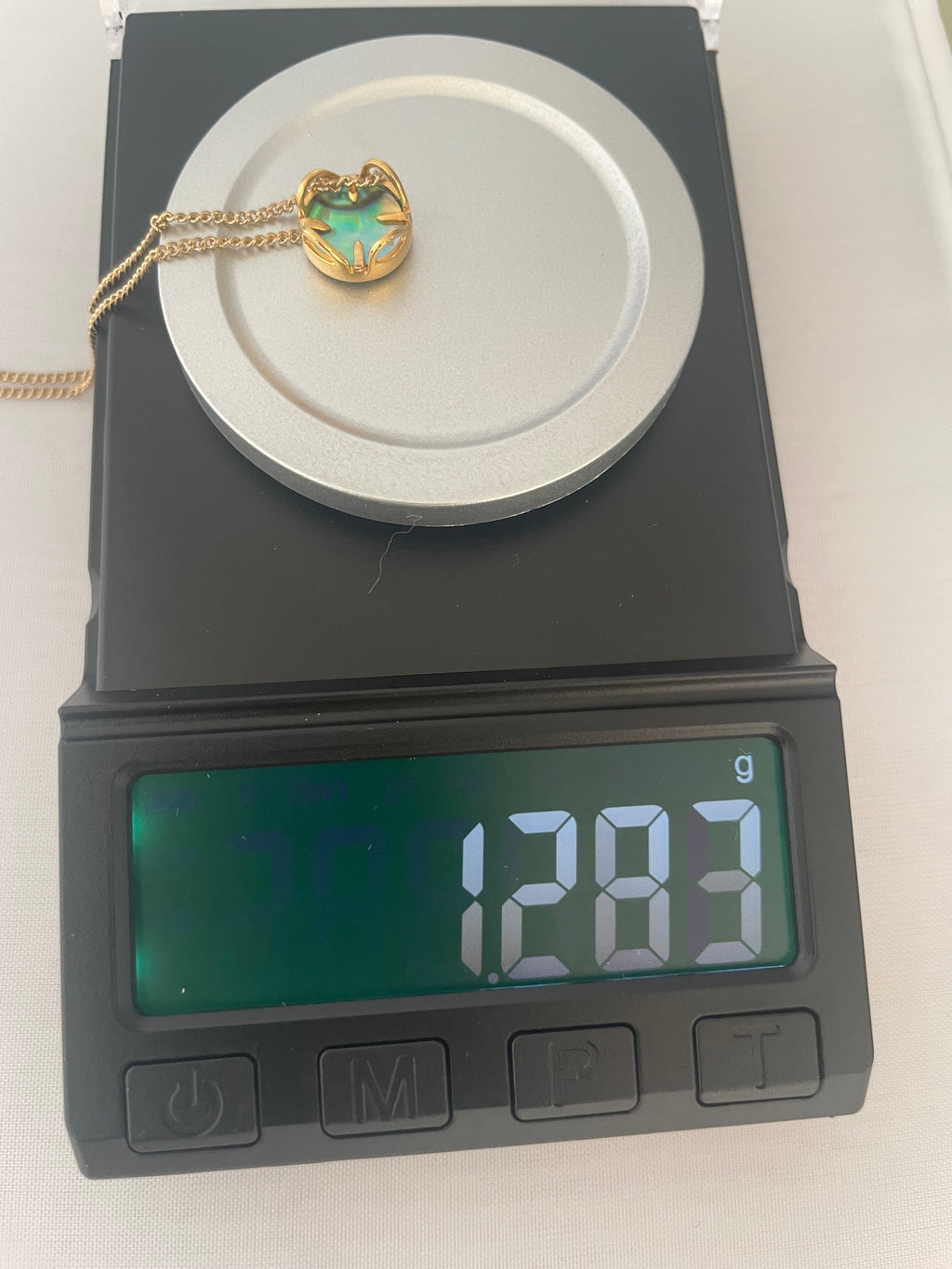 アバロンパール ペンダントトップ 9mm BG Unique Grade（U）｜シルバー・個体No.03