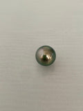 黒蝶真珠『オーロララグーン』無穴ルース 11.3mm｜個体No.02
