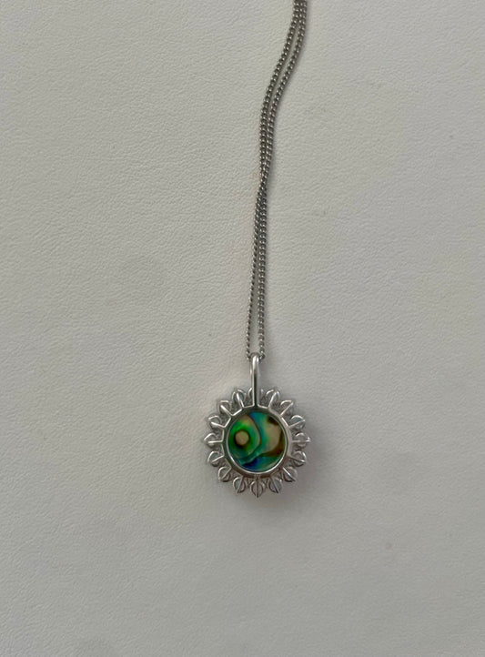 Avalone Pearl 12mm with A-grade Colored Stone Setting (Lemon Quartz, Peridot, Citrine, White Topaz)